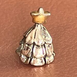 PANDORA Christmas Tree Charm - 925 & 14K